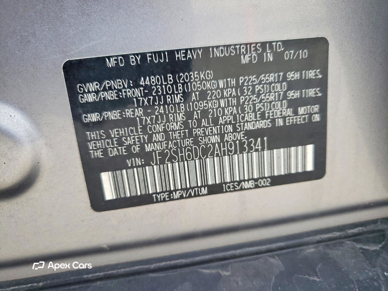 Subaru Forester 2010