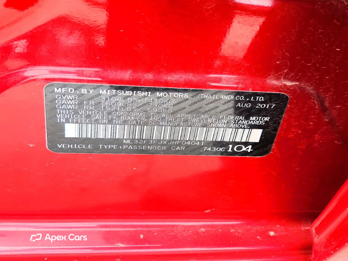 Mitsubishi Mirage 2018