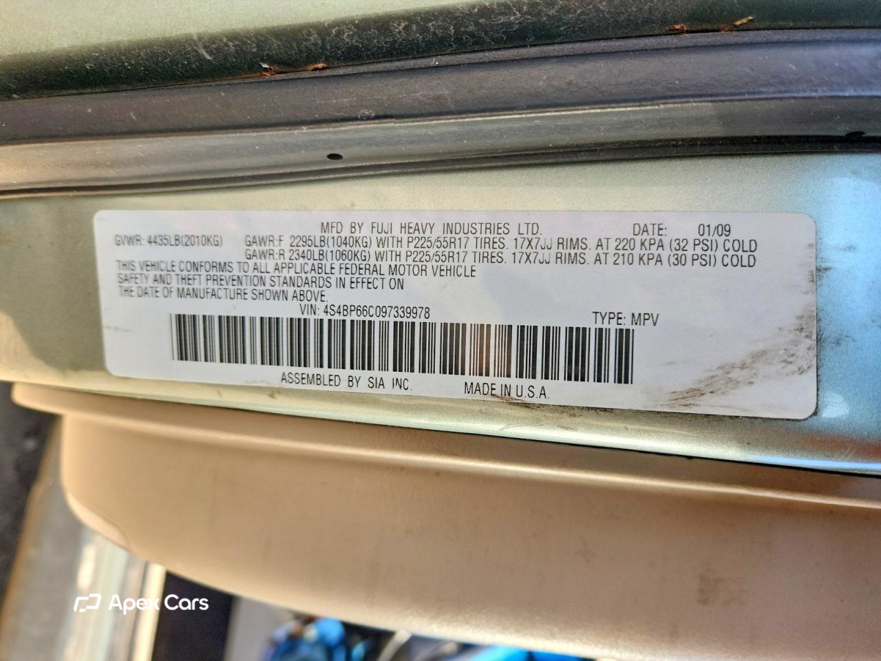 Subaru Outback 2009