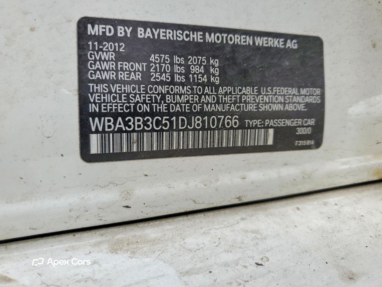 BMW Series 3 2013