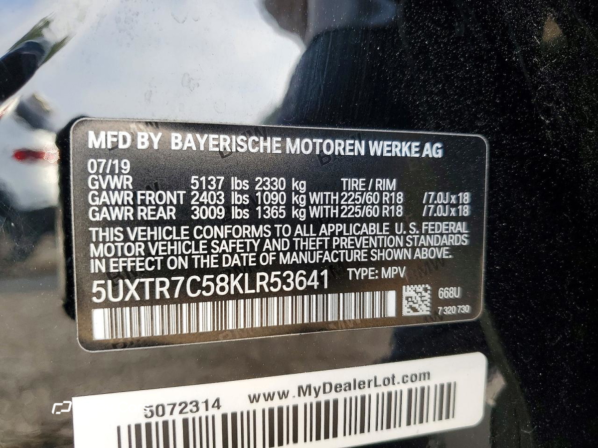 BMW X3 2019