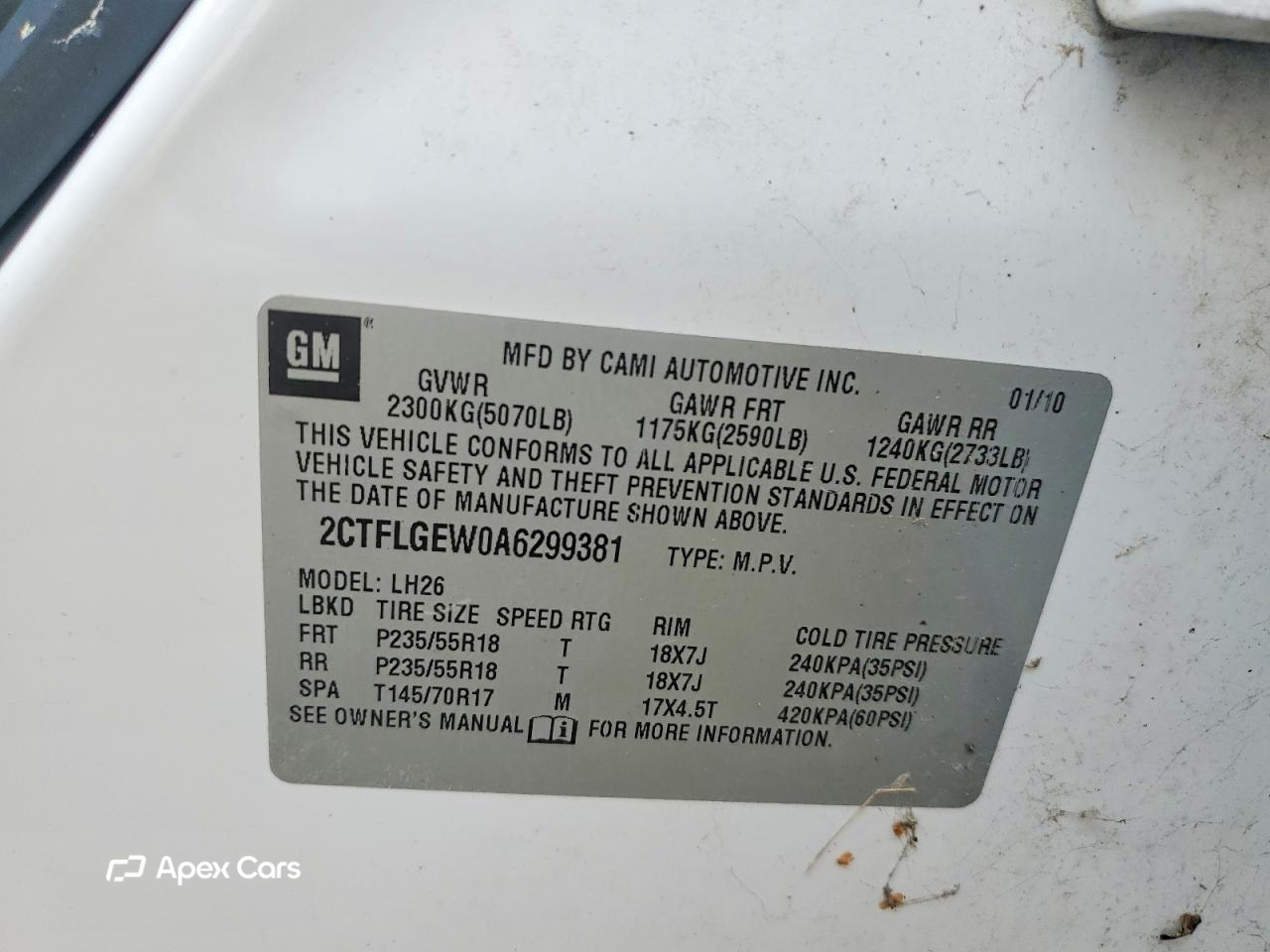 GMC Terrain 2010