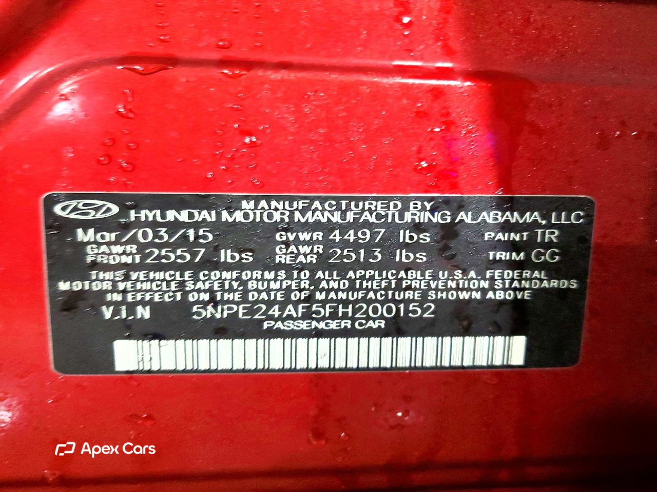 Hyundai Sonata 2015