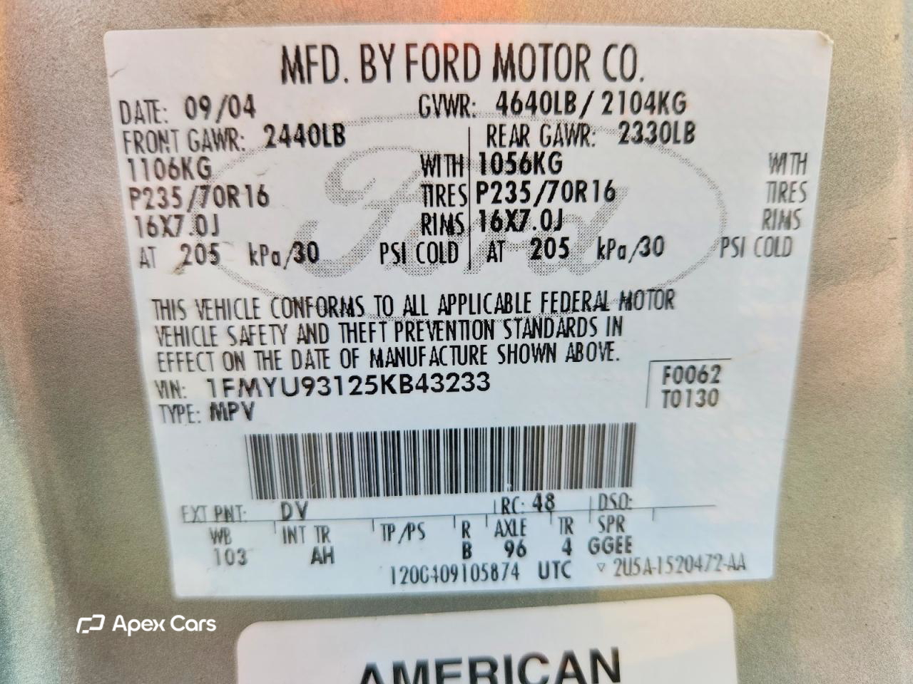 Ford Escape 2005