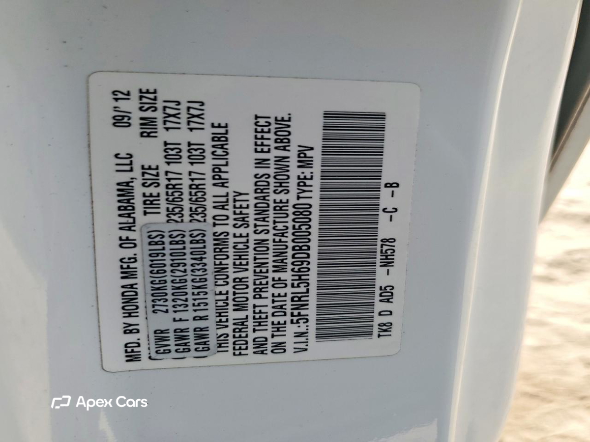 Honda Odyssey 2013