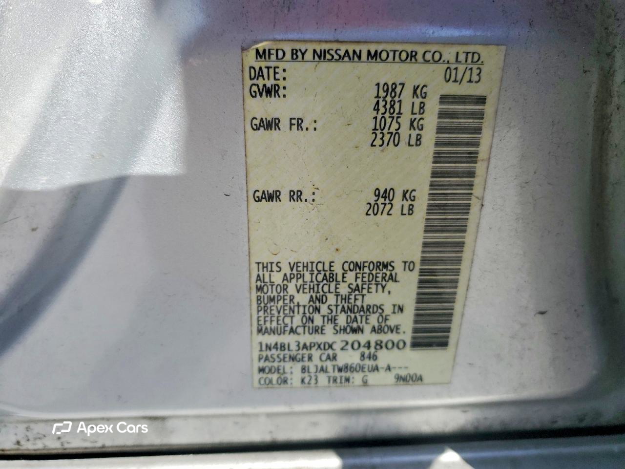 Nissan Altima 2013
