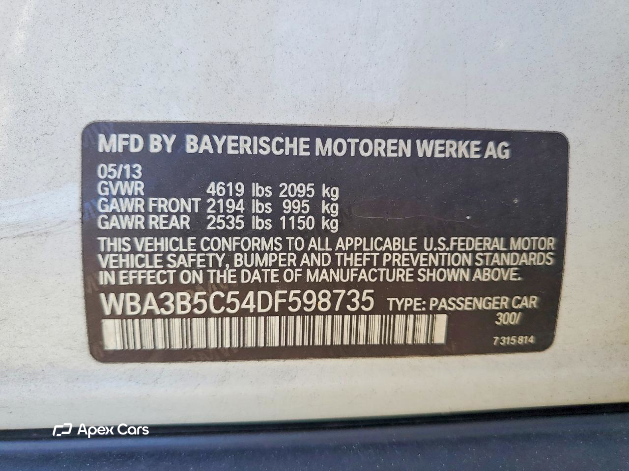 BMW Series 3 2013