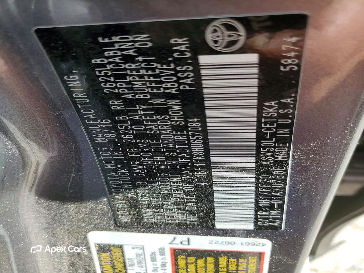 Toyota Camry 2017