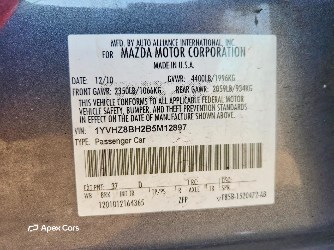Mazda 6 2011