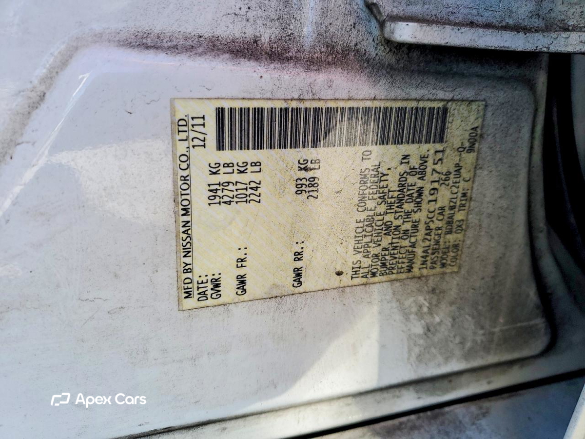 Nissan Altima 2012