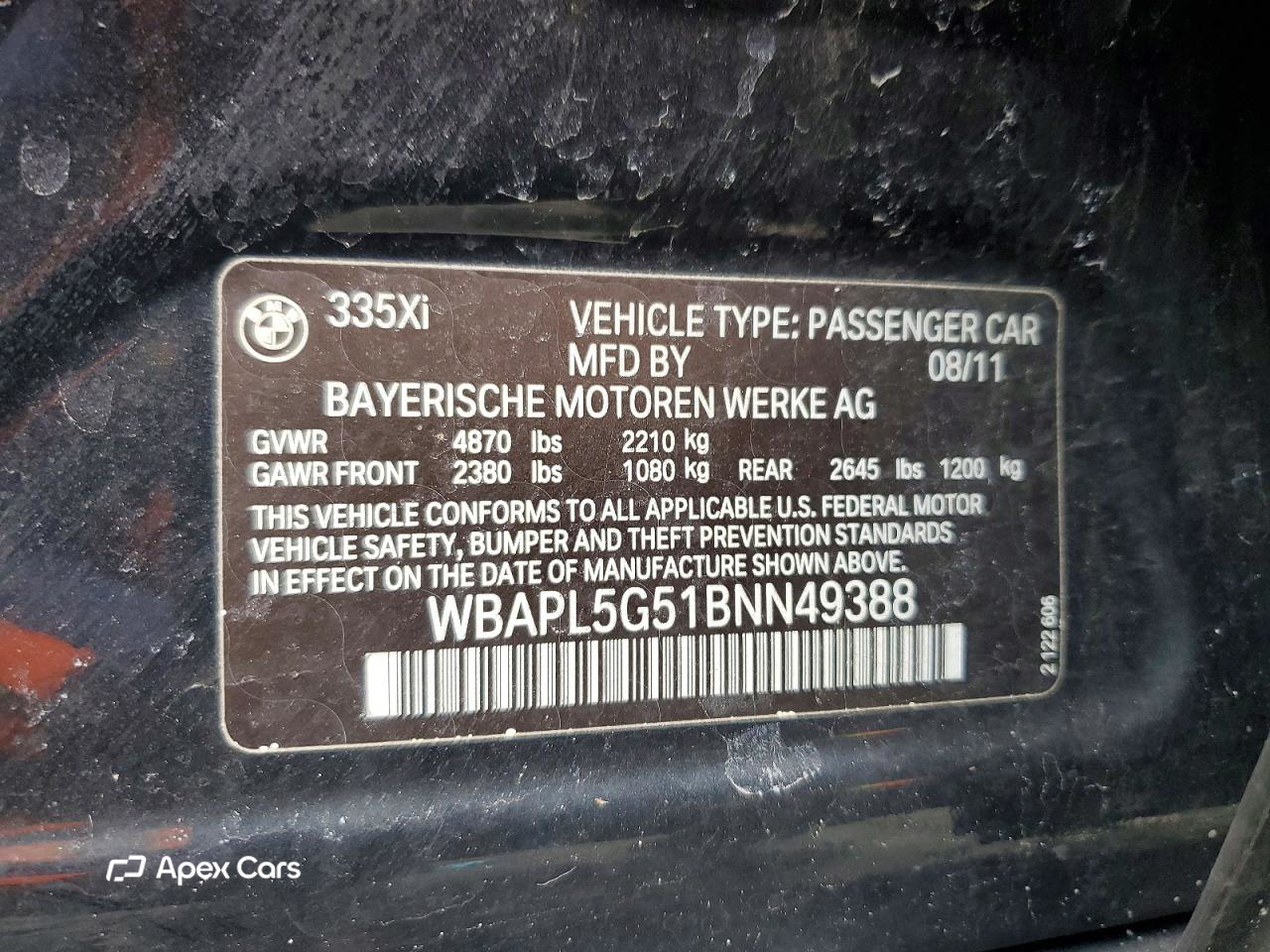 BMW Series 3 2011