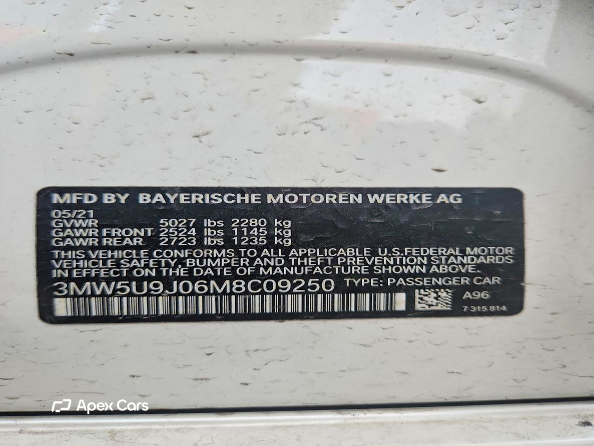 BMW Series 3 2021