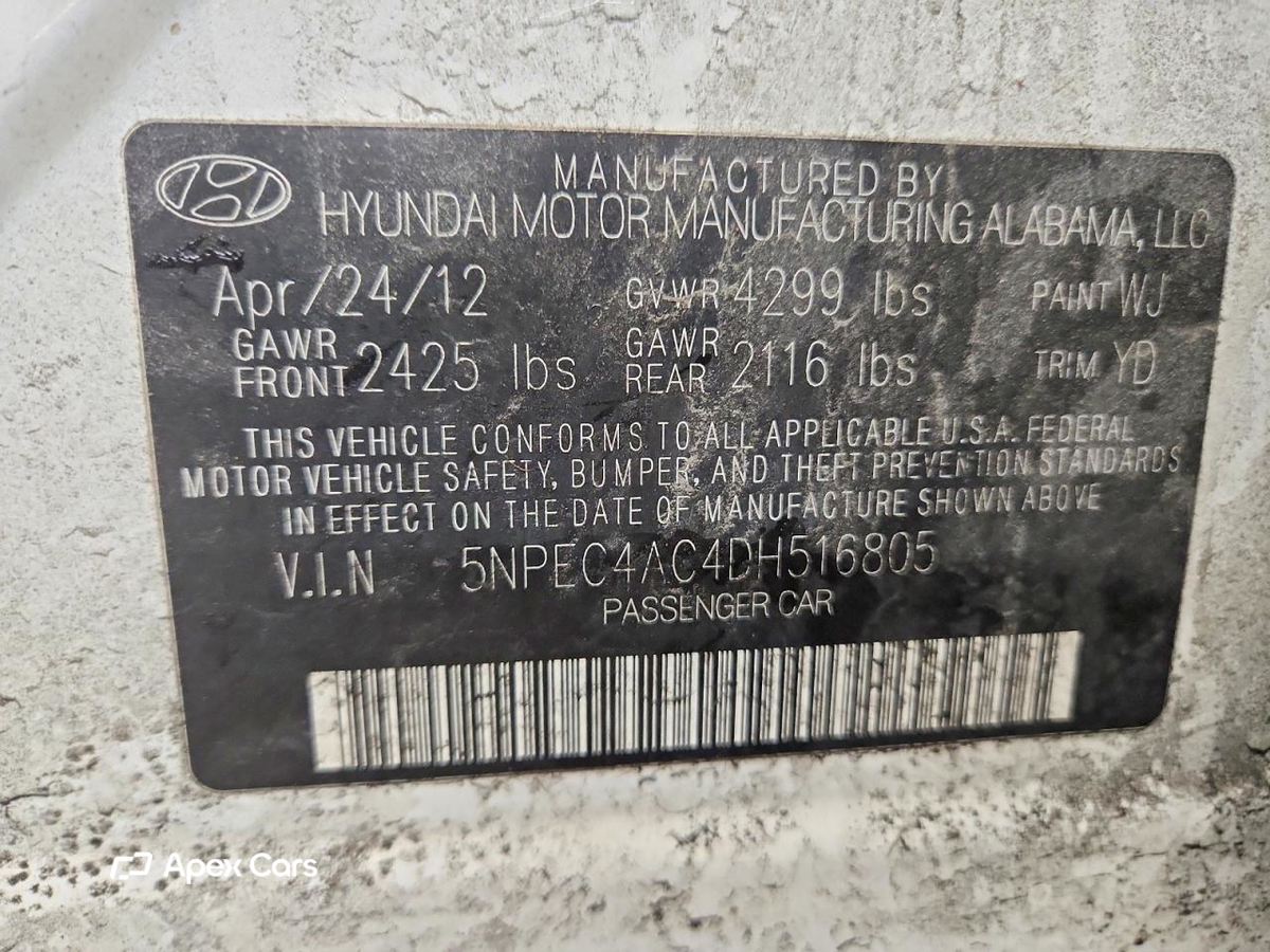 Hyundai Sonata 2013