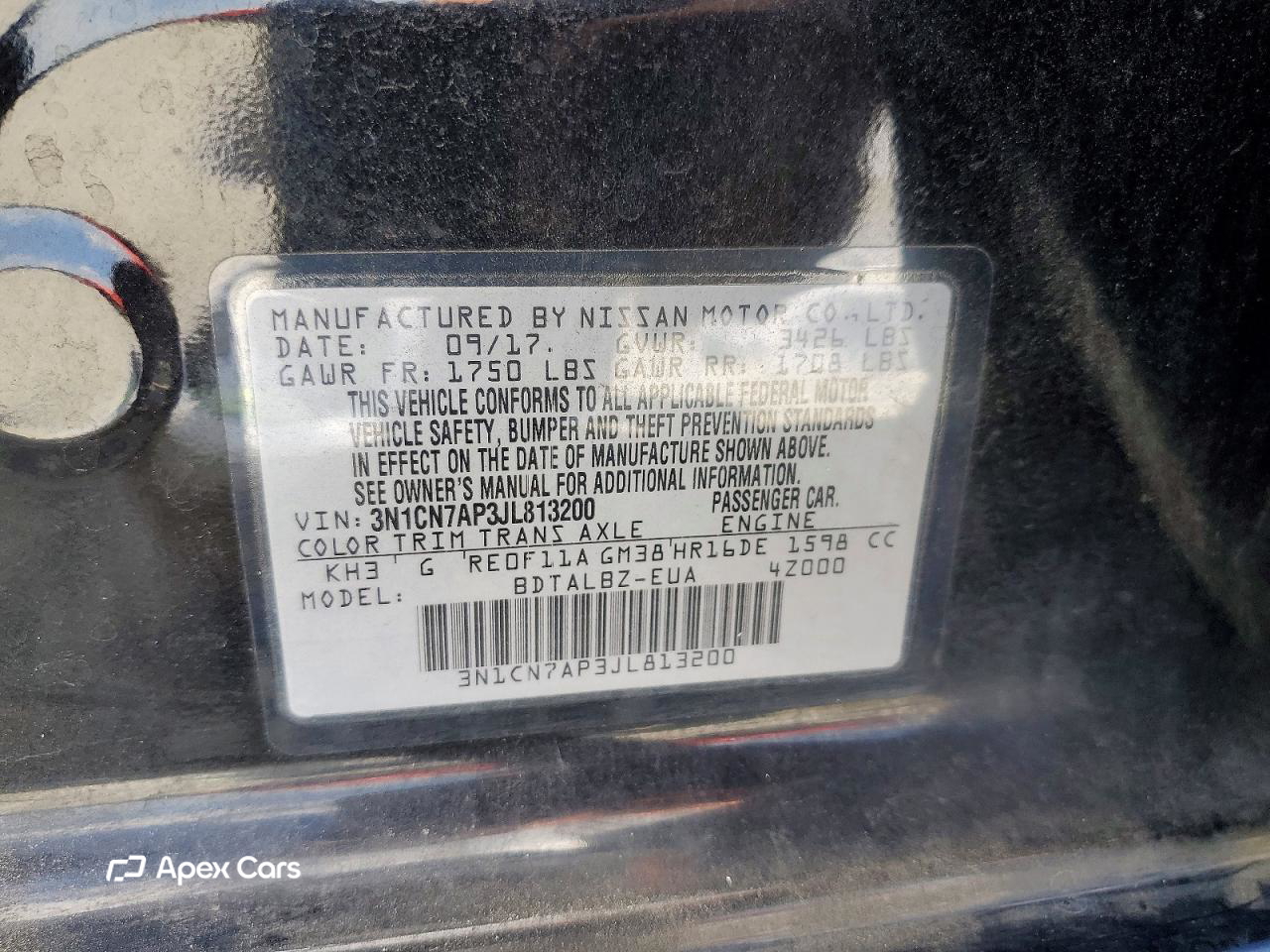 Nissan Versa 2018