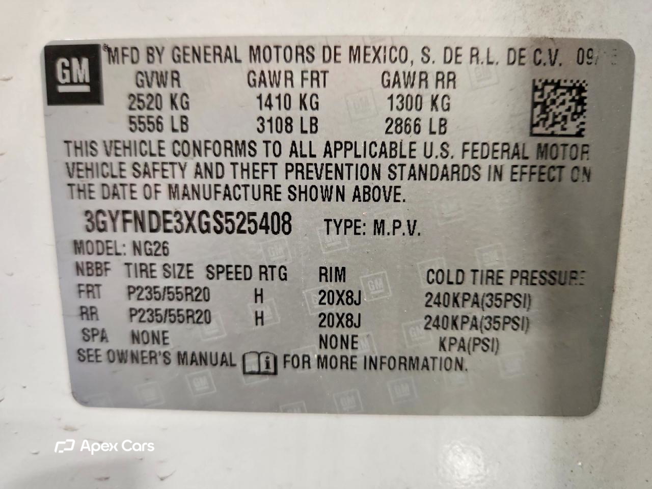 Cadillac SRX 2016