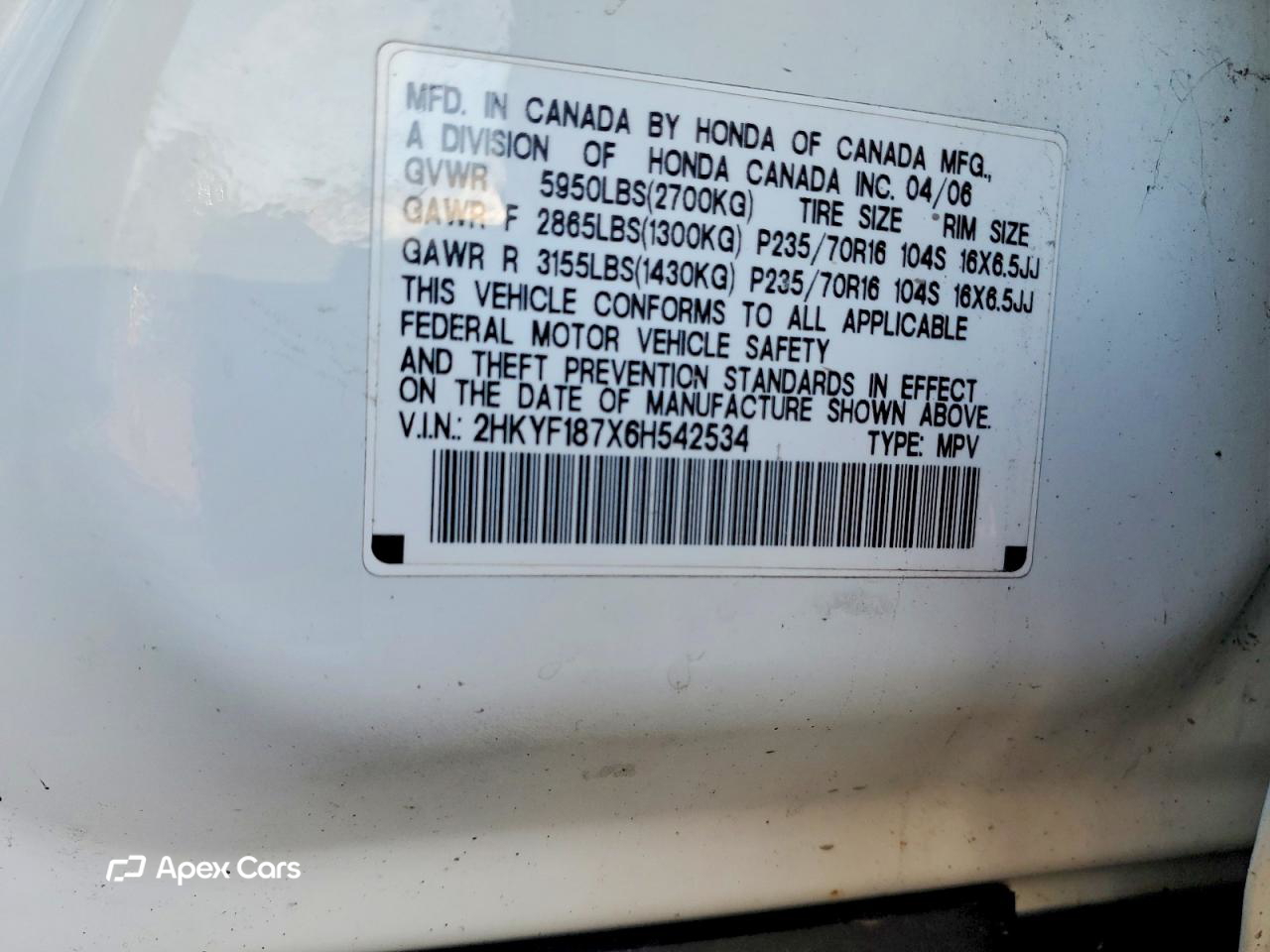 Honda Pilot 2006