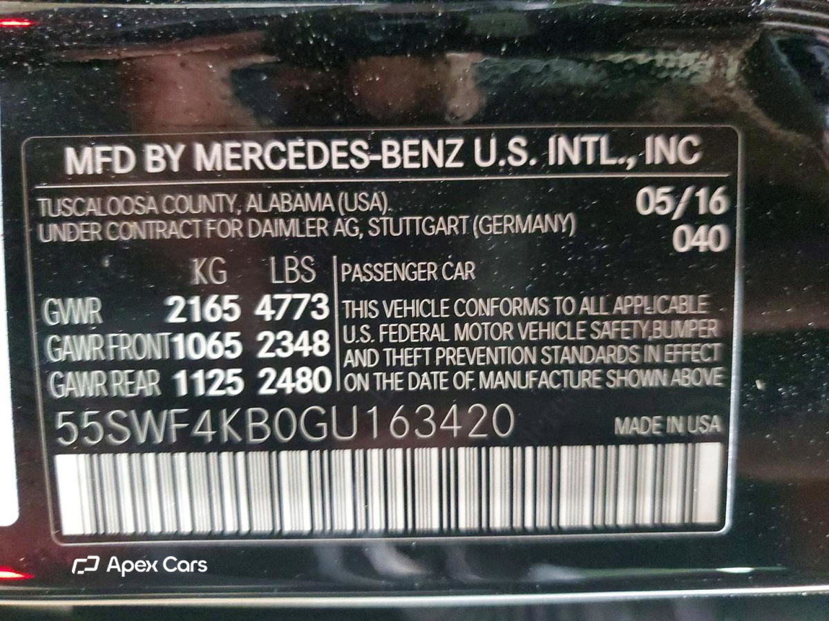 Mercedes-Benz C-klasse 2016