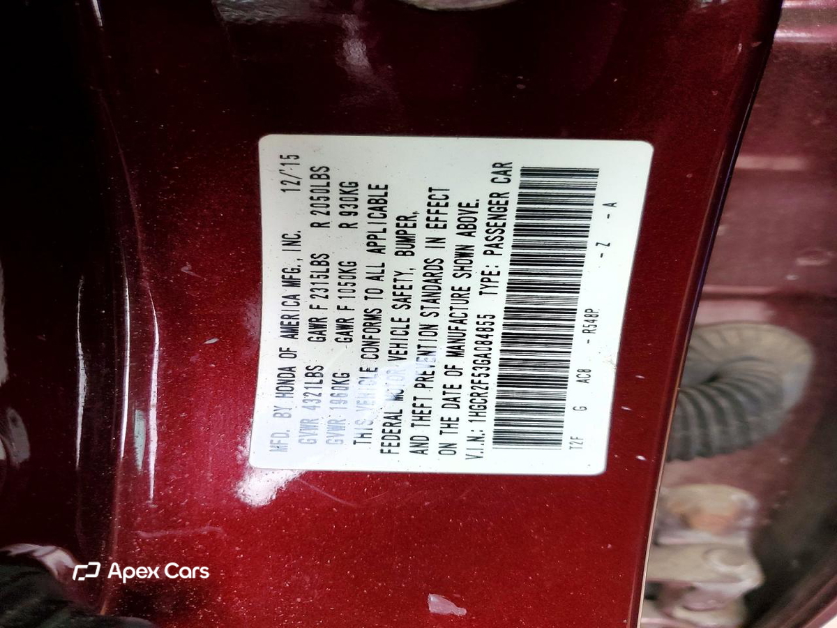 Honda Accord 2016