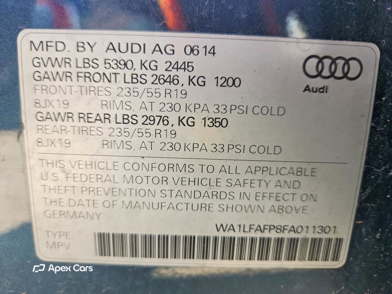Audi Q5 2015
