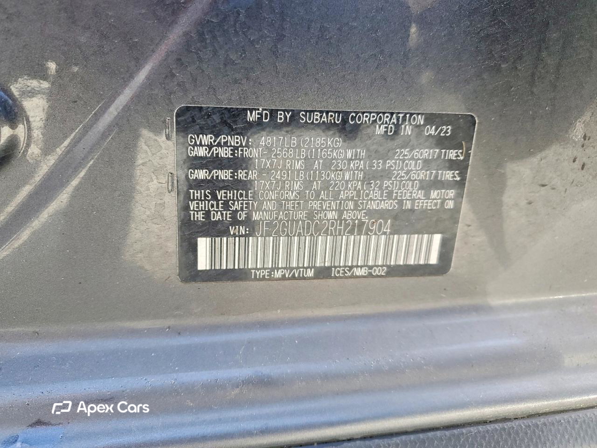 Subaru XV 2024