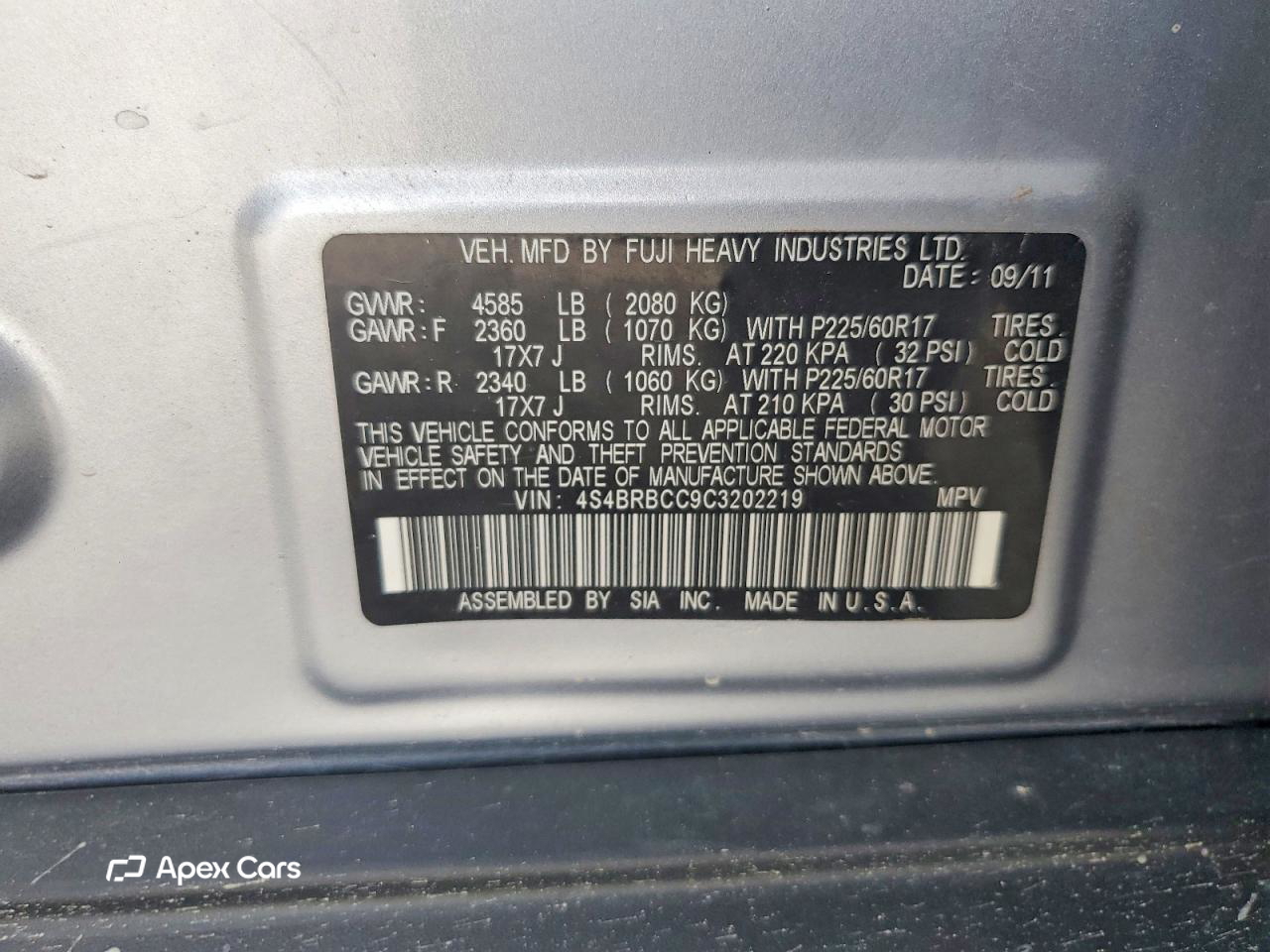 Subaru Outback 2012