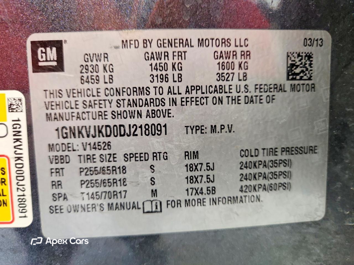 Chevrolet Traverse 2013