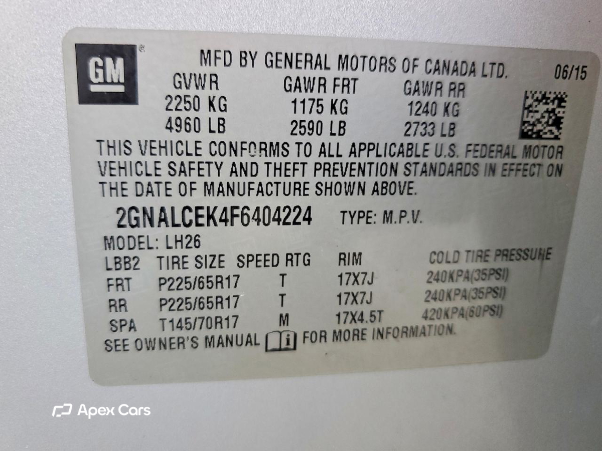 Chevrolet Equinox 2015