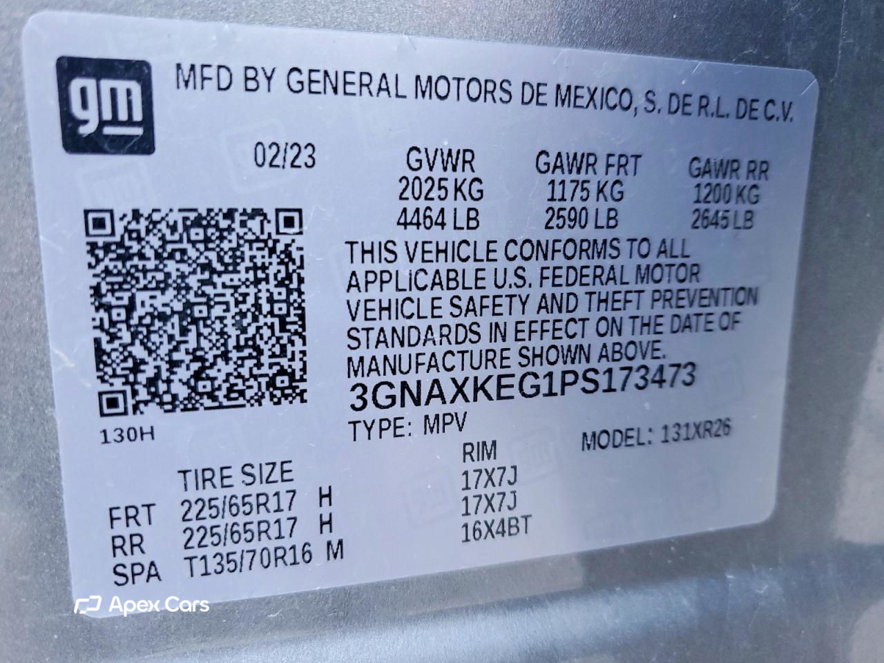 Chevrolet Equinox 2023