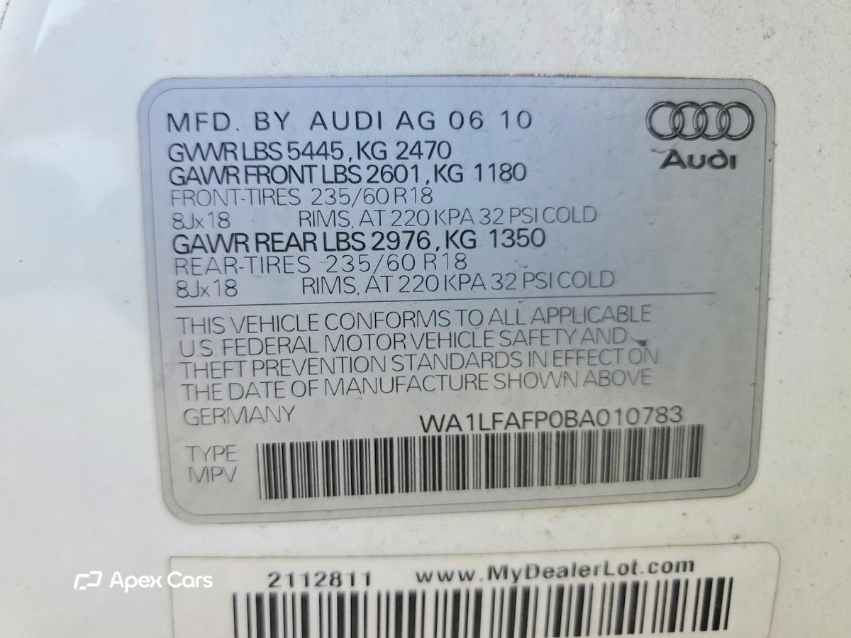 Audi Q5 2011