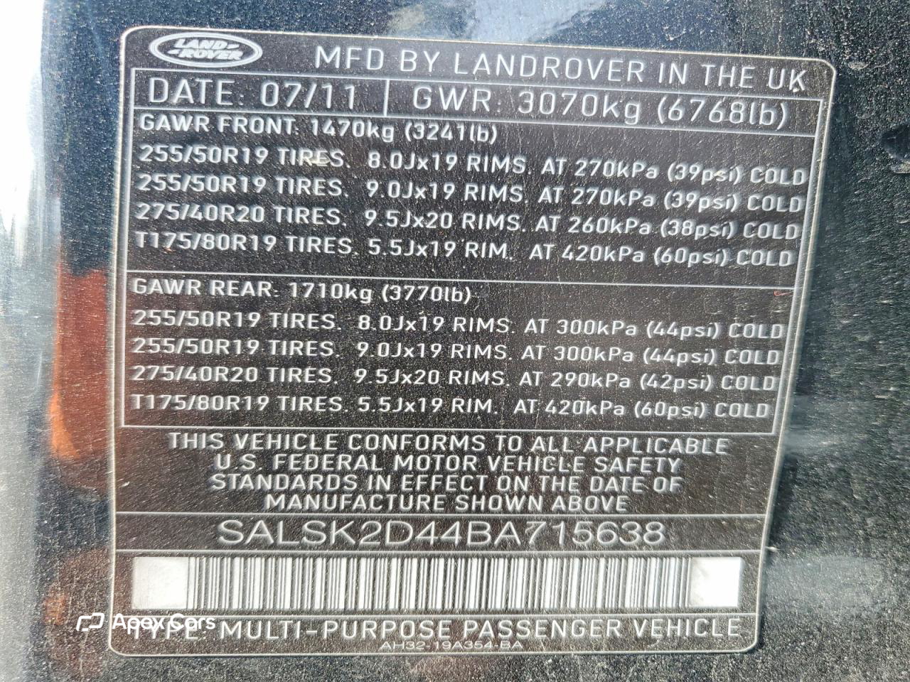 Land Rover Range Rover 2011