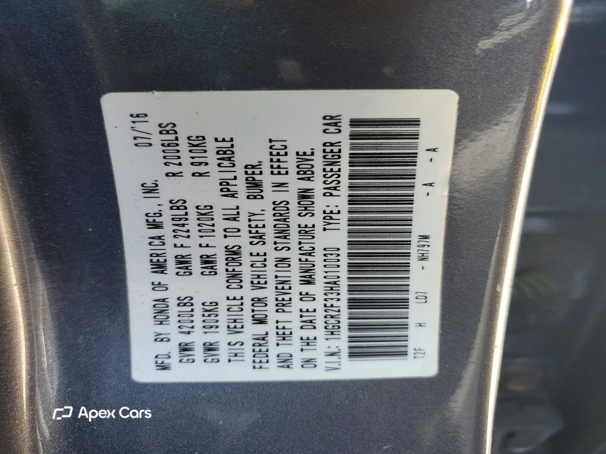 Honda Accord 2017