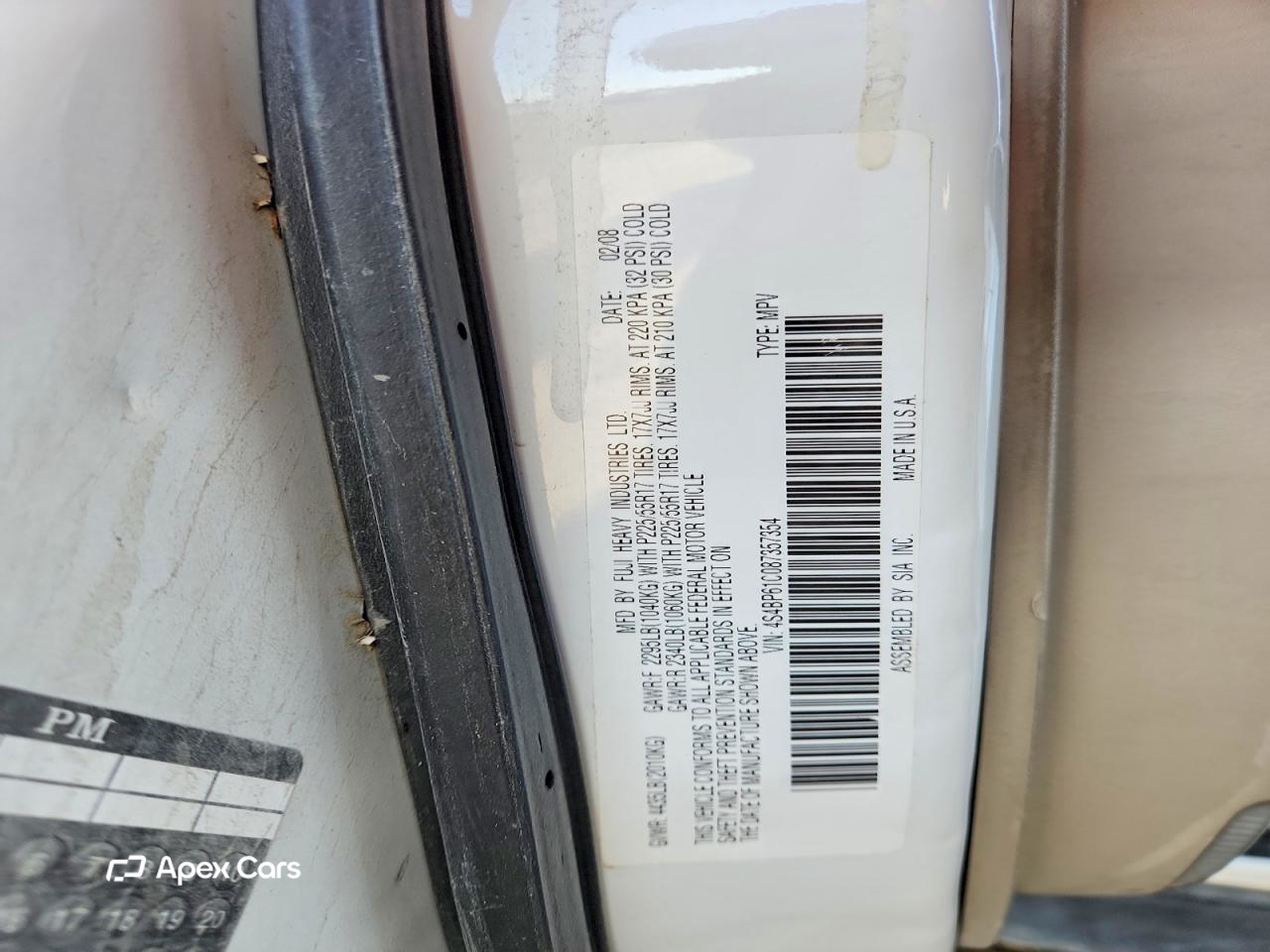 Subaru Outback 2008