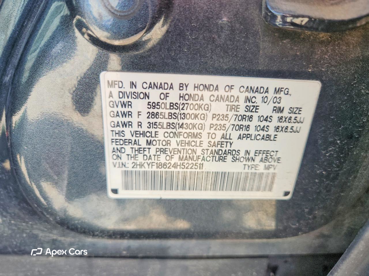 Honda Pilot 2004