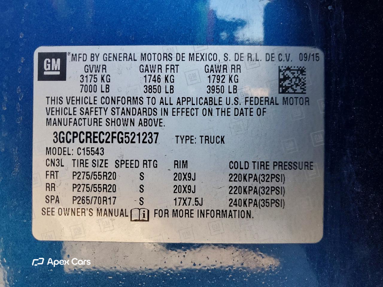 Chevrolet Silverado 2015