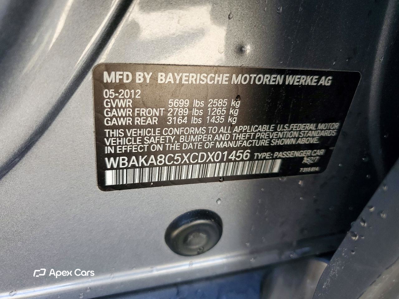 BMW Series 7 2012