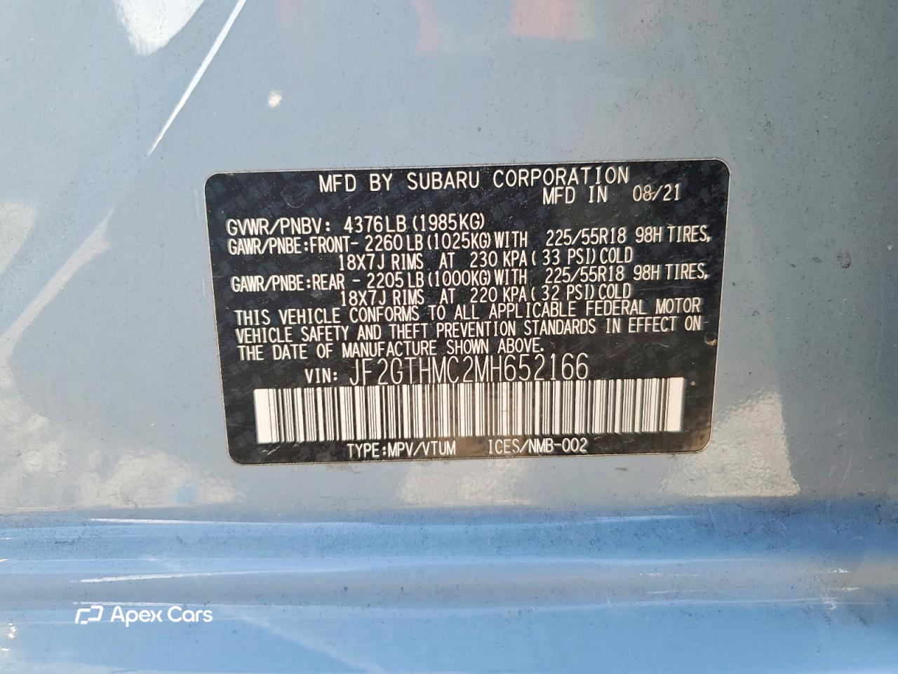 Subaru XV 2021