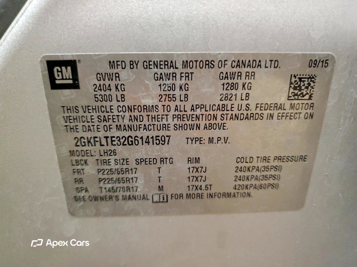 GMC Terrain 2016