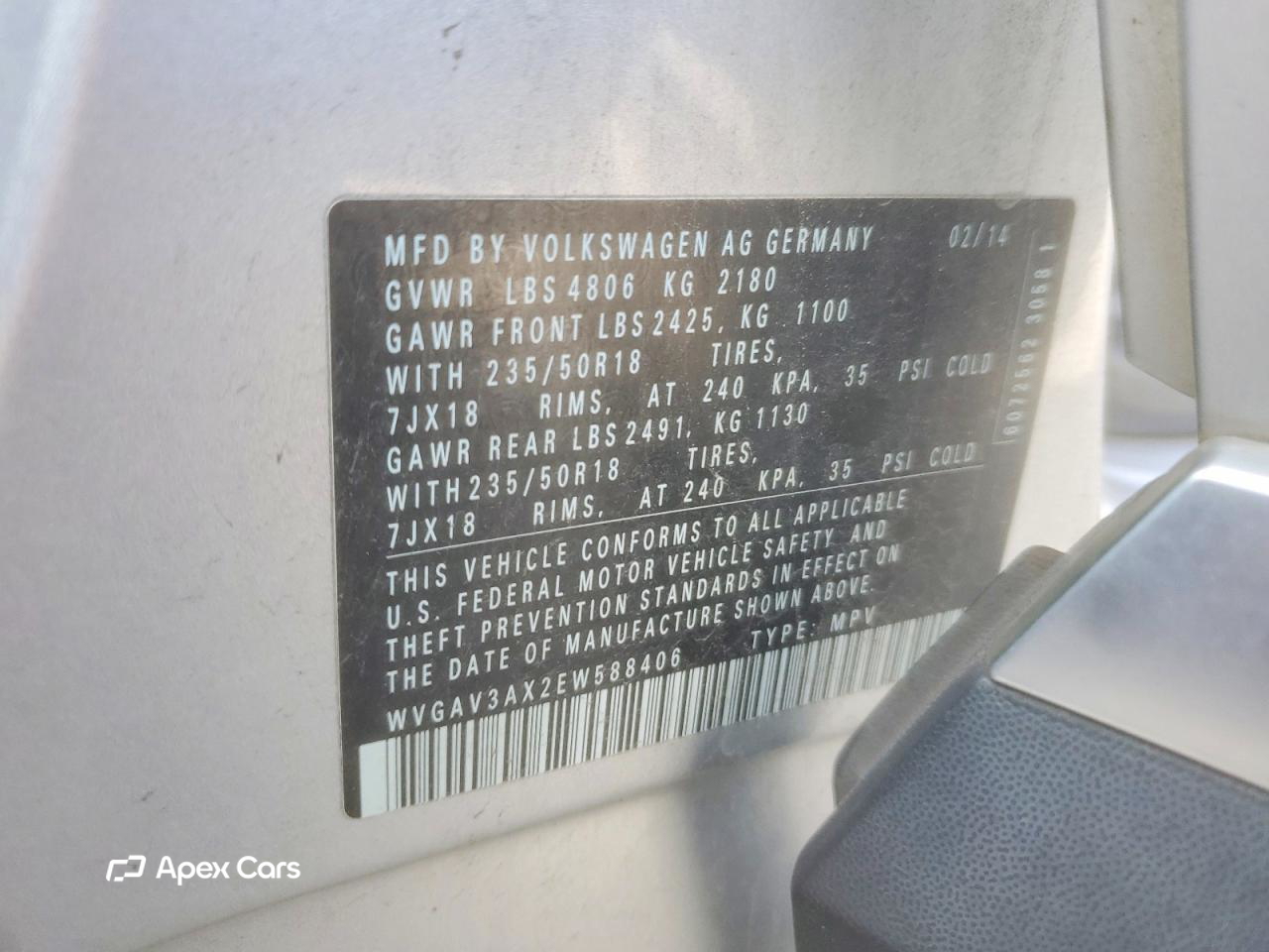 Volkswagen Tiguan 2014