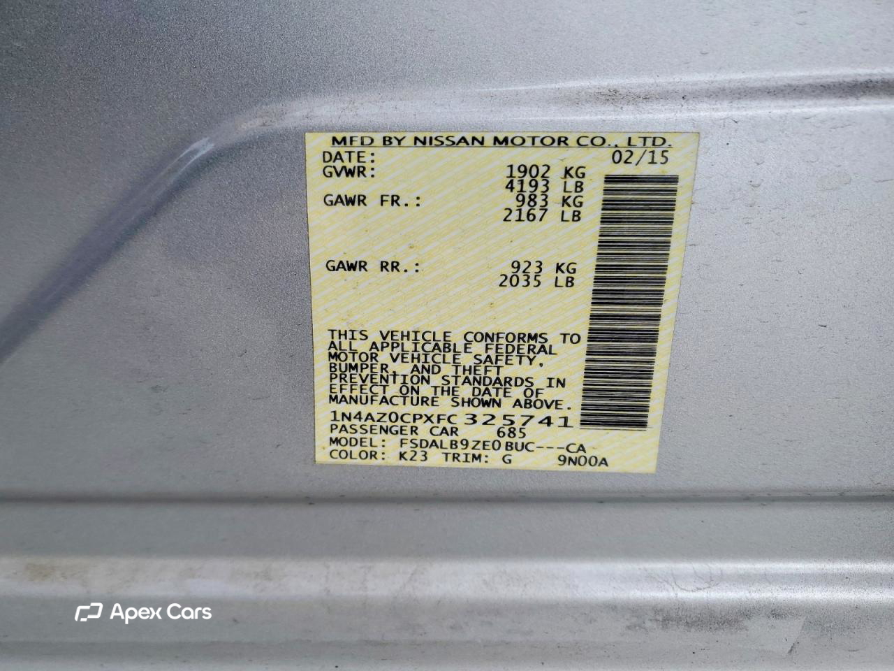 Nissan Leaf 2015