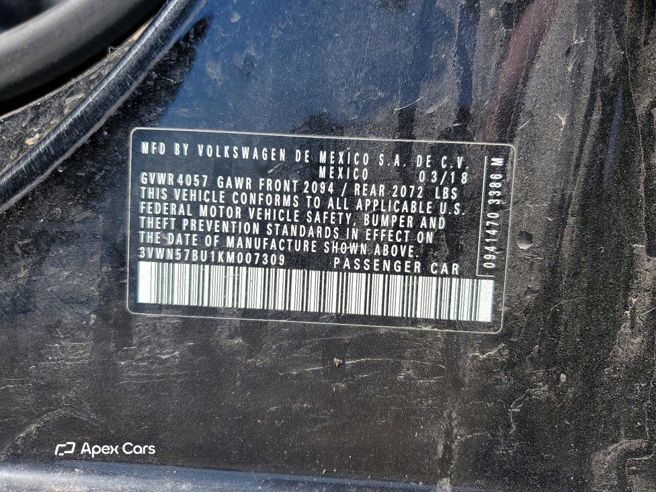 Volkswagen Jetta 2019