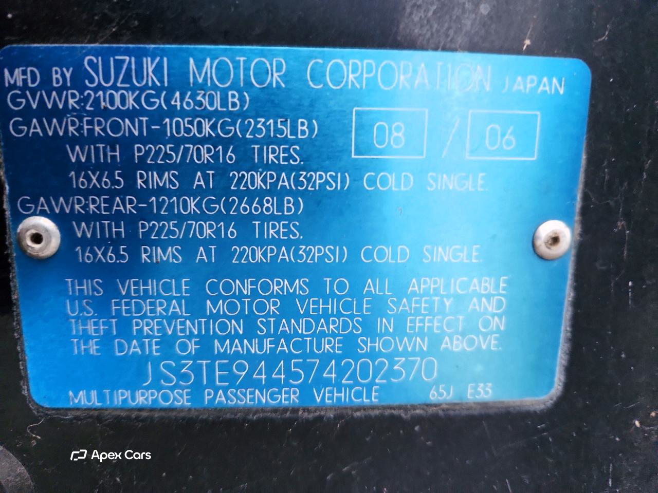 Suzuki Grand Vitara 2007