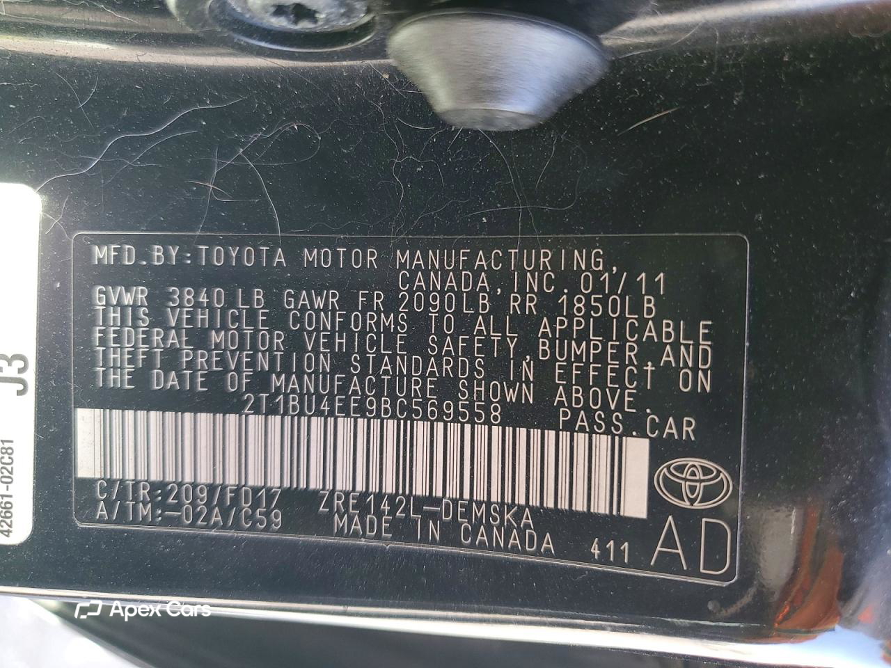 Toyota Corolla 2011
