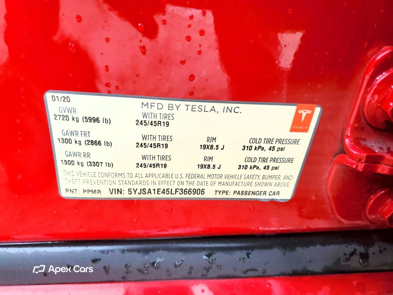 Tesla Model S 2020