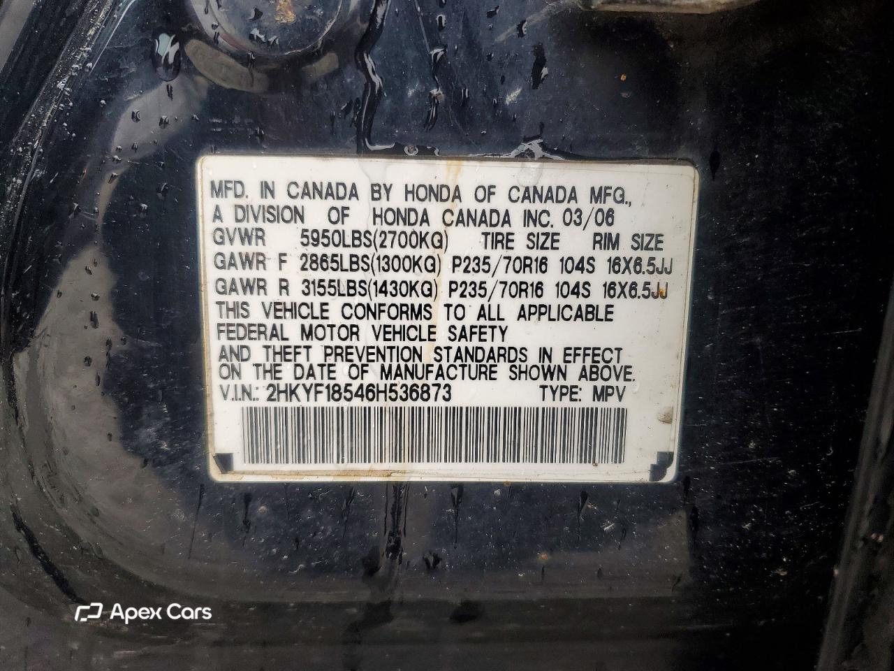 Honda Pilot 2006