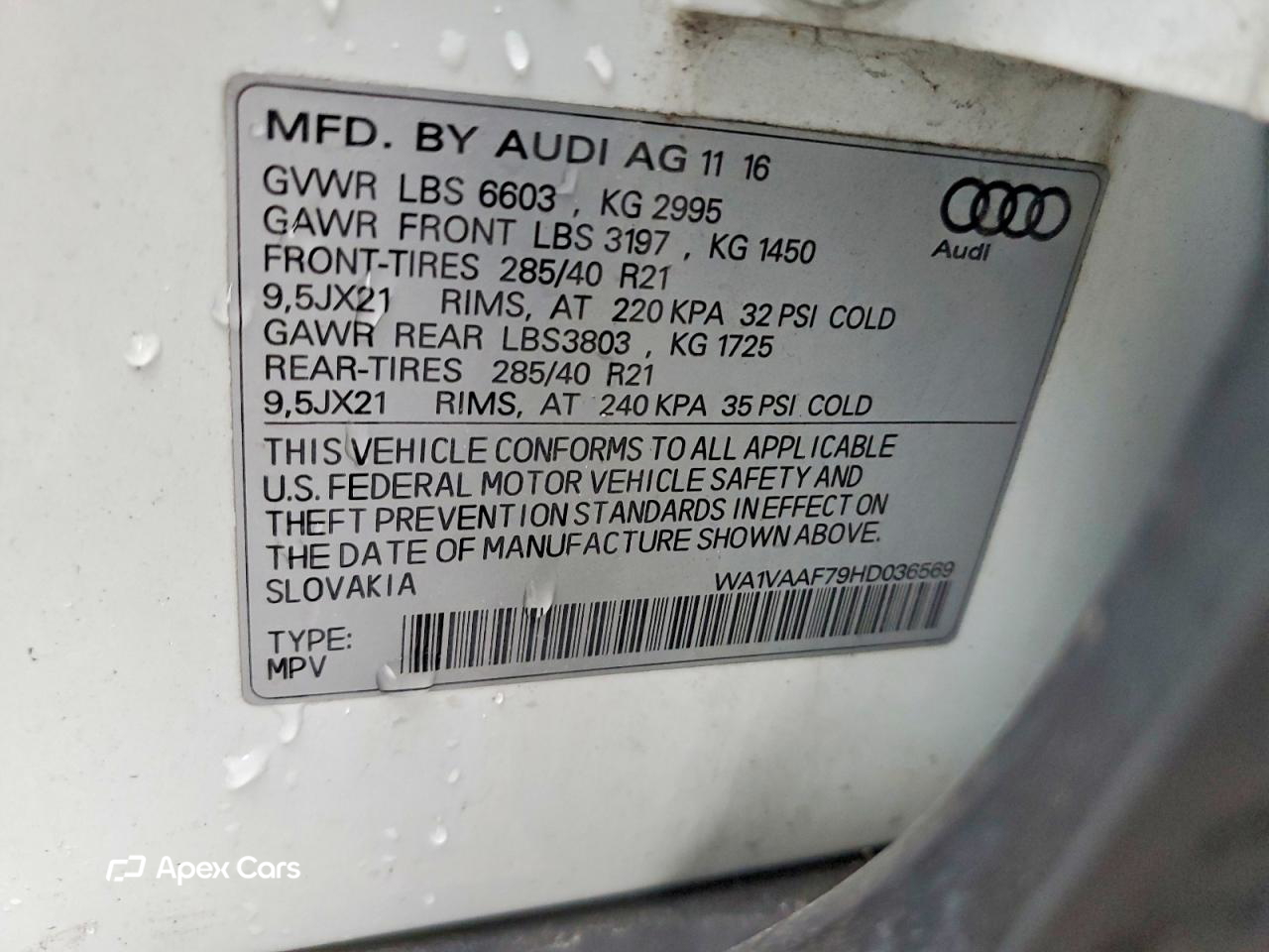 Audi Q7 2017