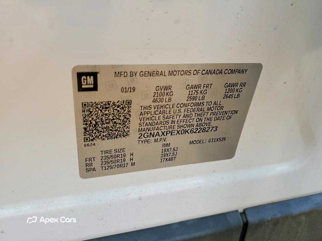 Chevrolet Equinox 2019