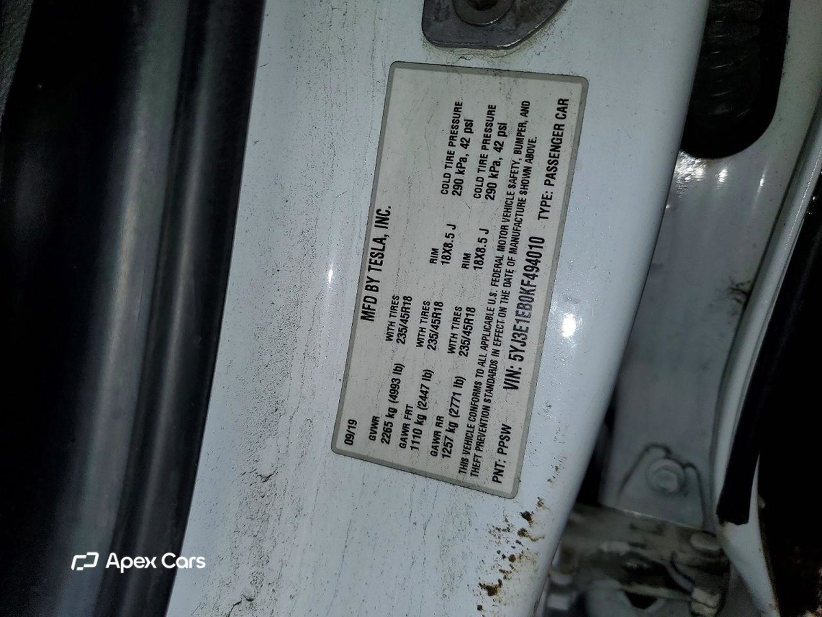Tesla Model 3 2019