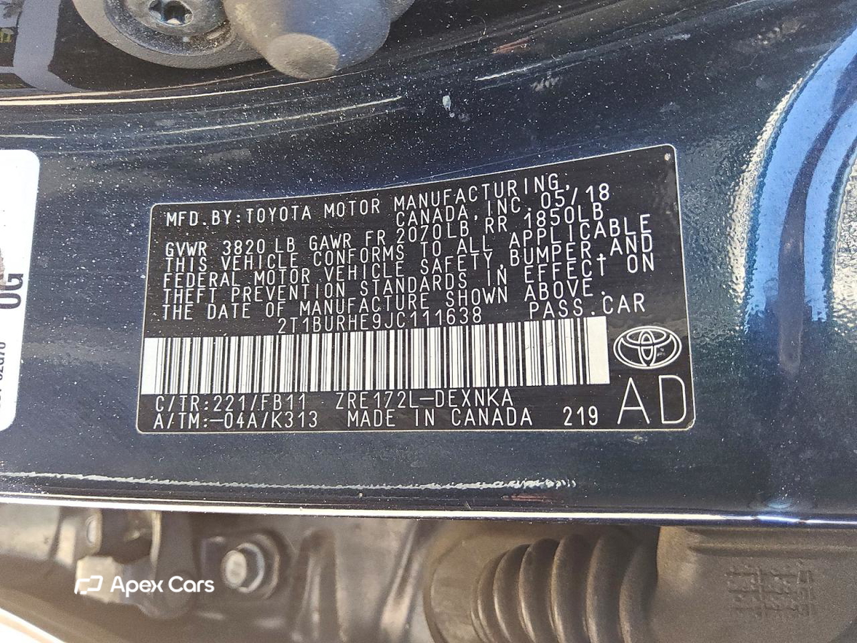 Toyota Corolla 2018