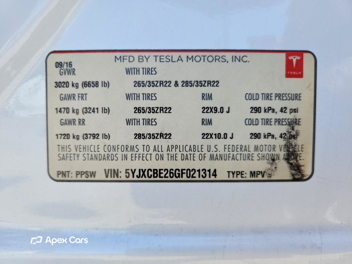 Tesla Model X 2016