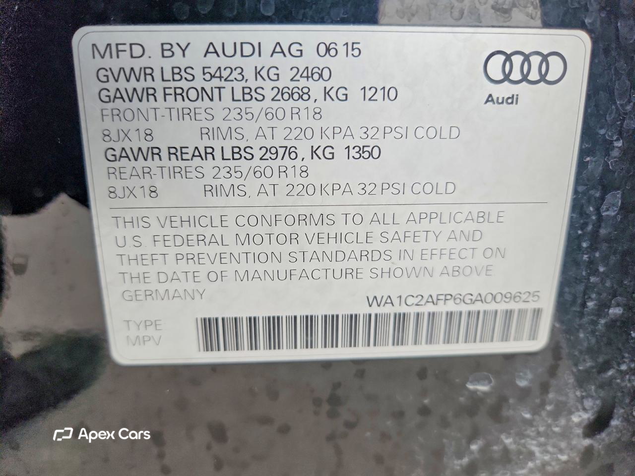 Audi Q5 2016